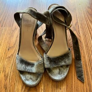 Charlotte Stone Velvet Sandals